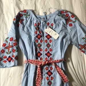 Boho Mexican style dress